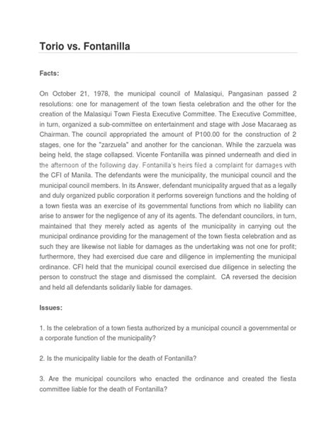 Torio vs. Fontanilla .